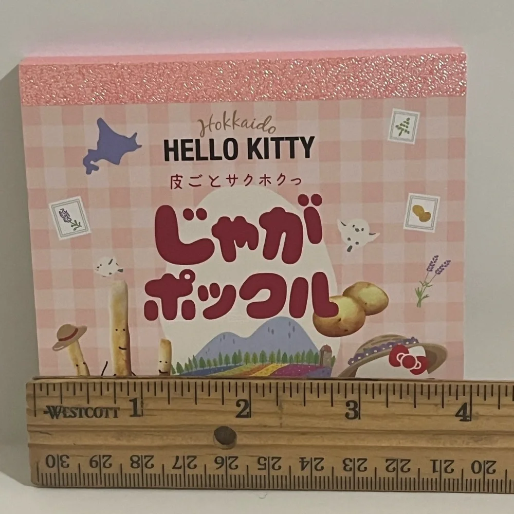 Hello Kitty Hokkaido Calbee Collaboration Small Square Memo Pad